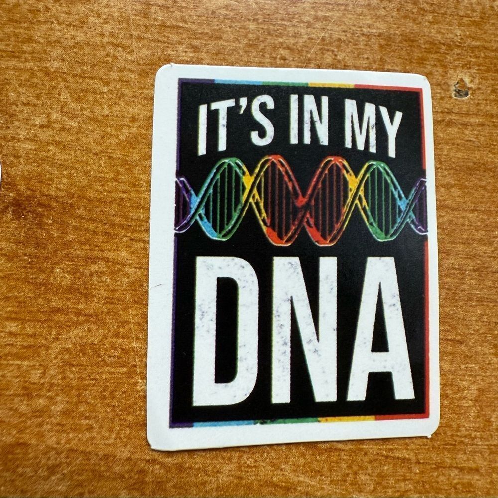 Colorful DNA Sticker‎